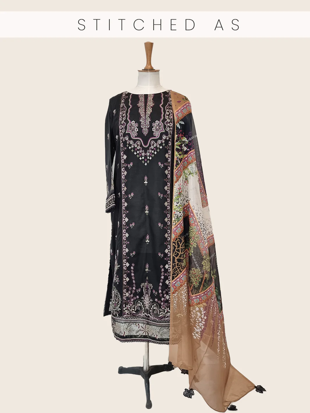 AASHNA | 3 Piece Luxury Lawn - Image 5
