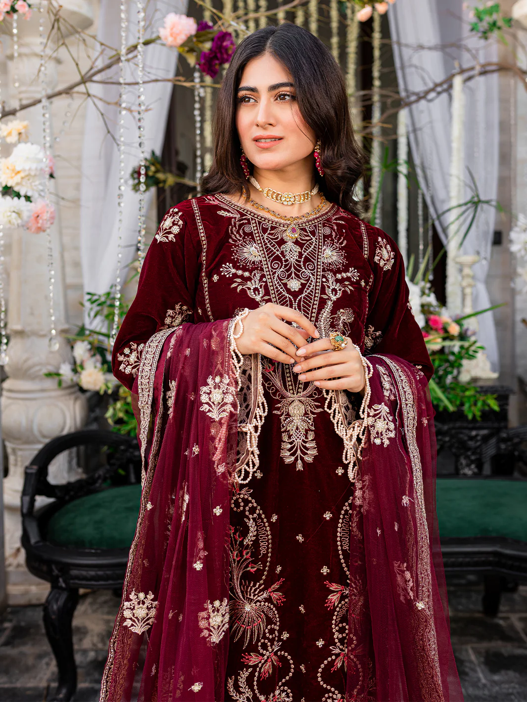 AFREEN | FESTIVE UNSTITCHED - Image 5