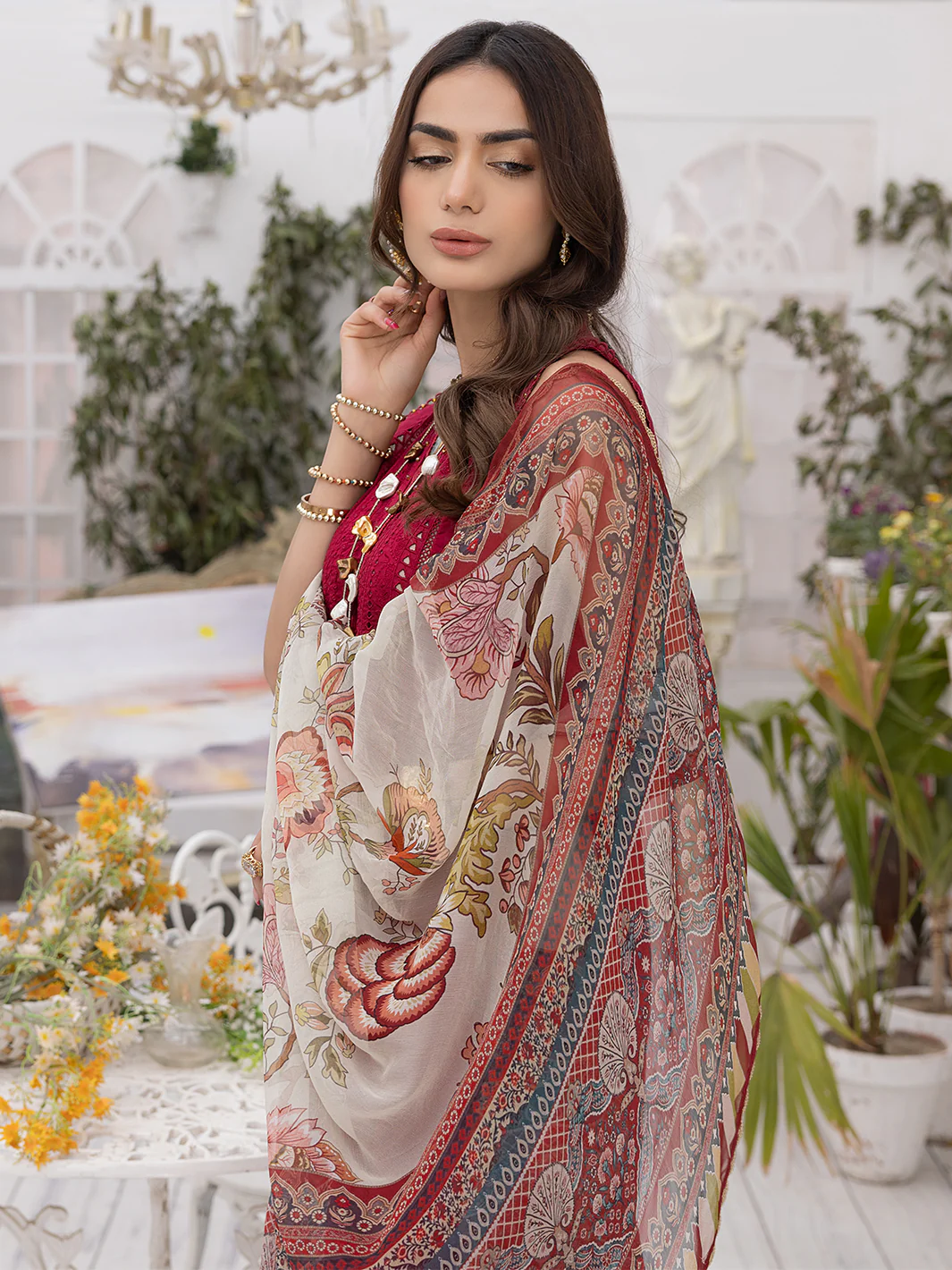 CRIMSON | 3 Piece Luxury Lawn - Image 5