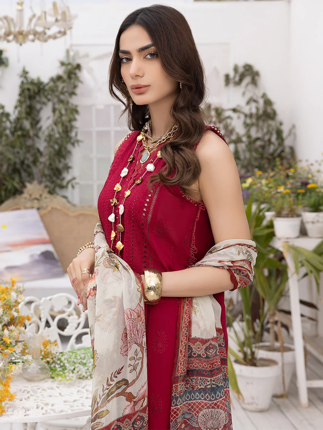 CRIMSON | 3 Piece Luxury Lawn - Image 6
