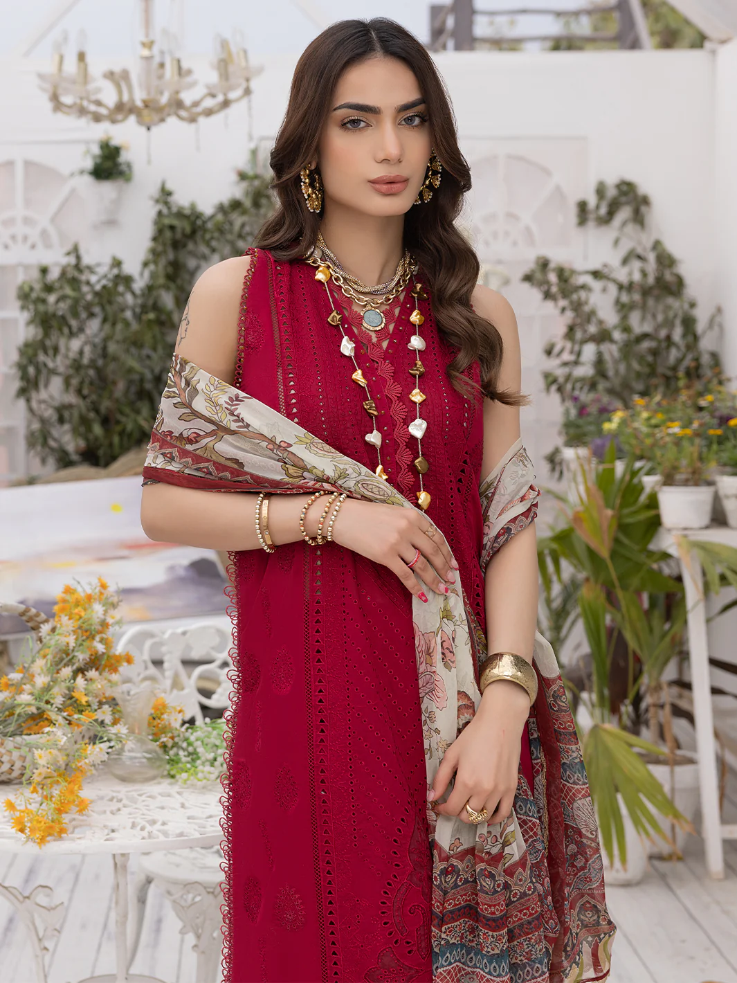 CRIMSON | 3 Piece Luxury Lawn - Image 7