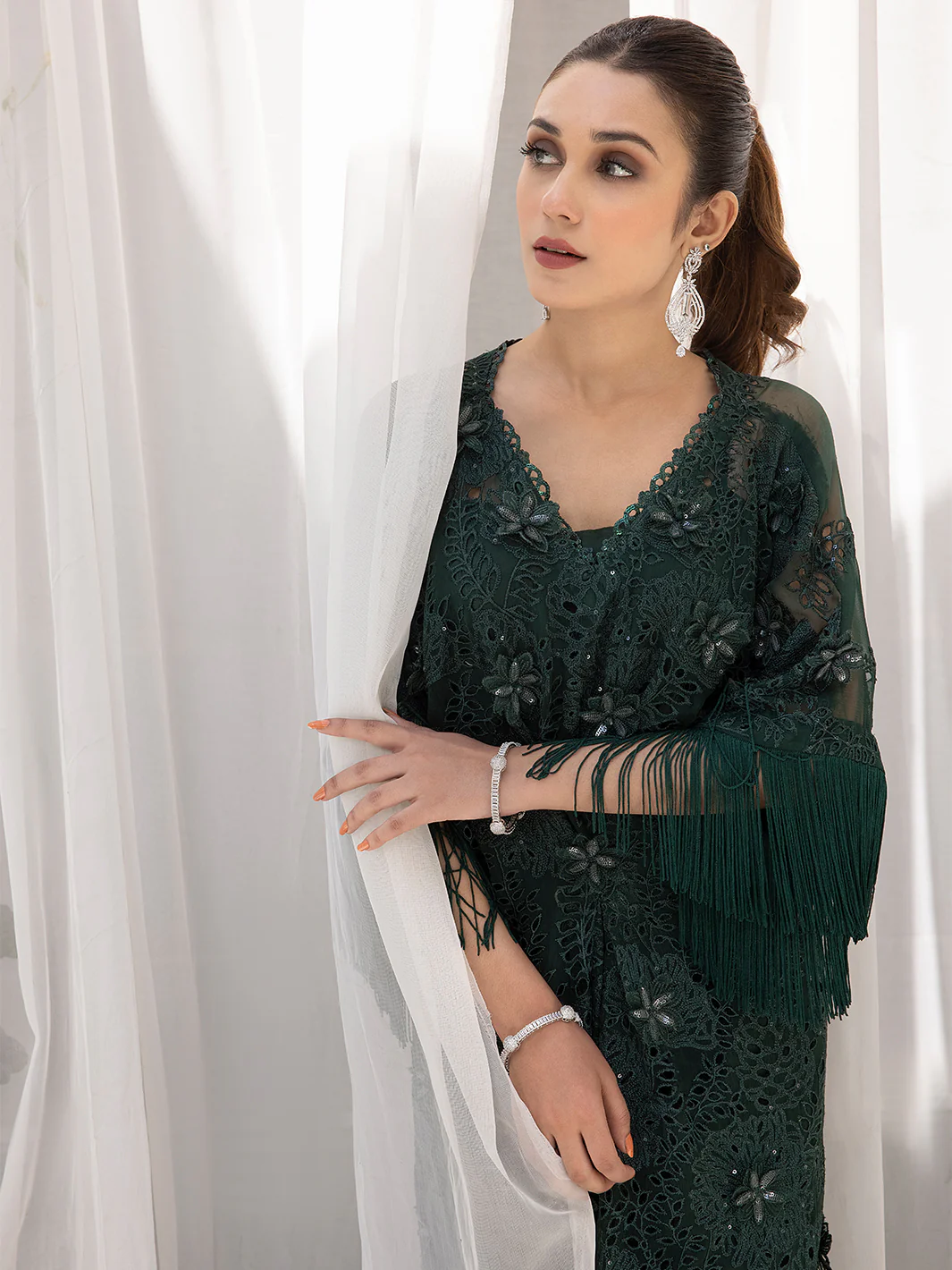 INARA | 4PC UNSTITCH LUXURY CHIFFON - Image 9