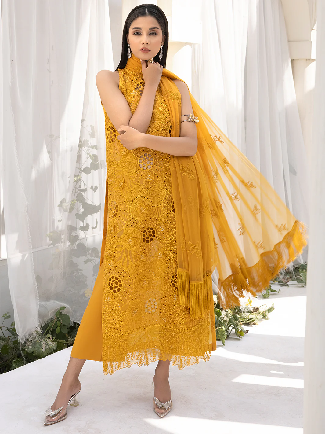 KESHA | 4PC UNSTITCH LUXURY CHIFFON - Image 4