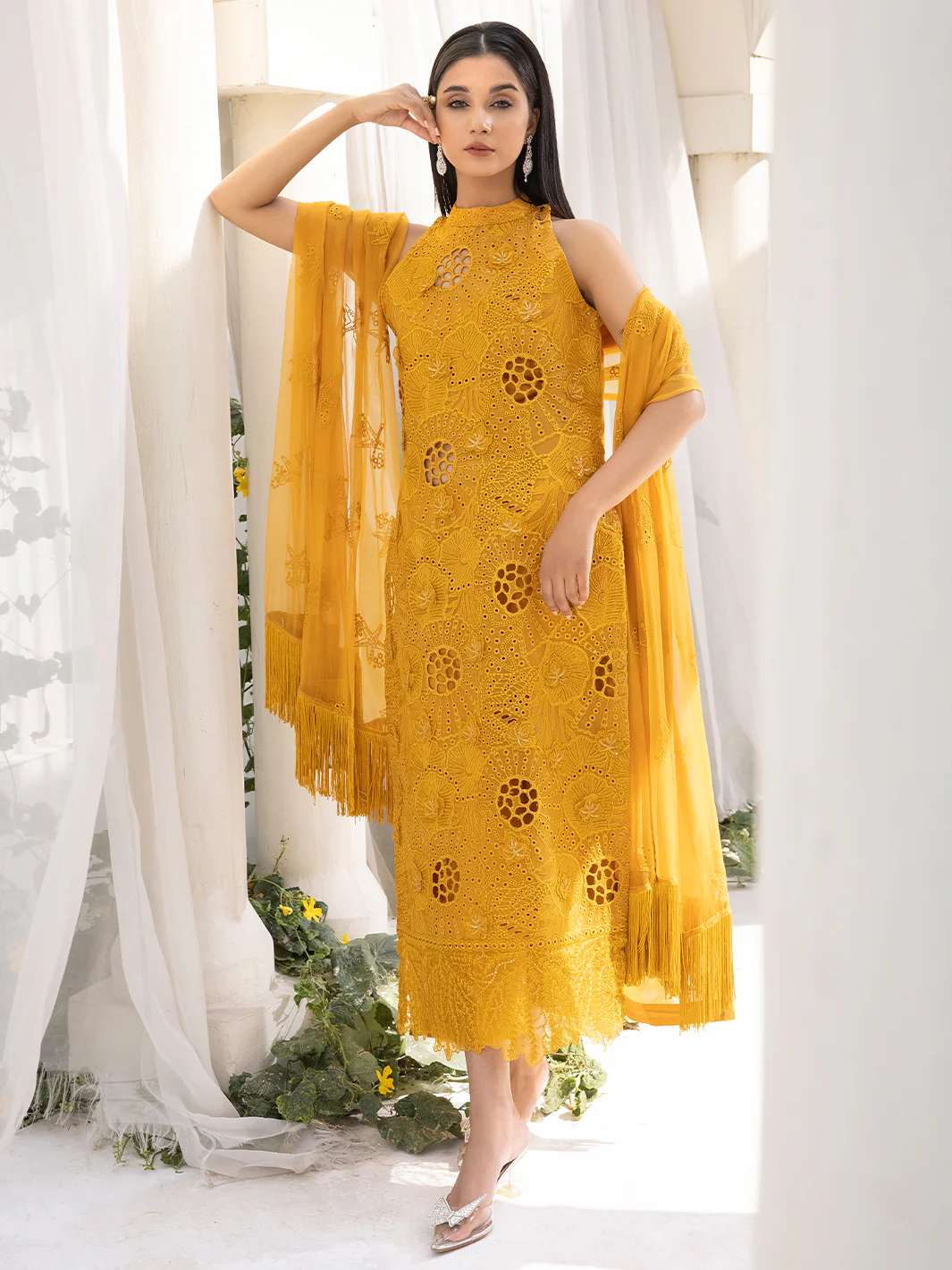 KESHA | 4PC UNSTITCH LUXURY CHIFFON - Image 9