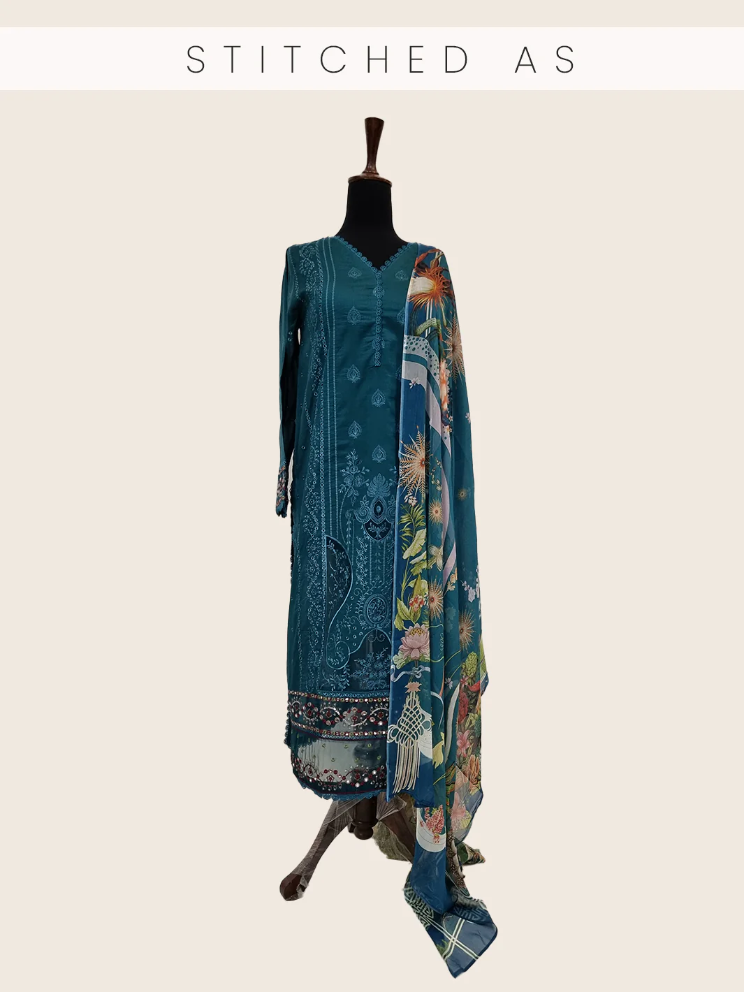 PEACOCK | 3 Piece Luxury Lawn - Image 7