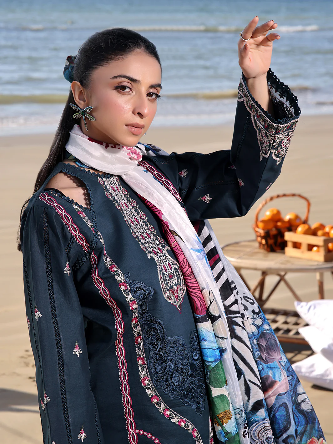 SAPPHIRE | 3 PC LUXURY LAWN - Image 2