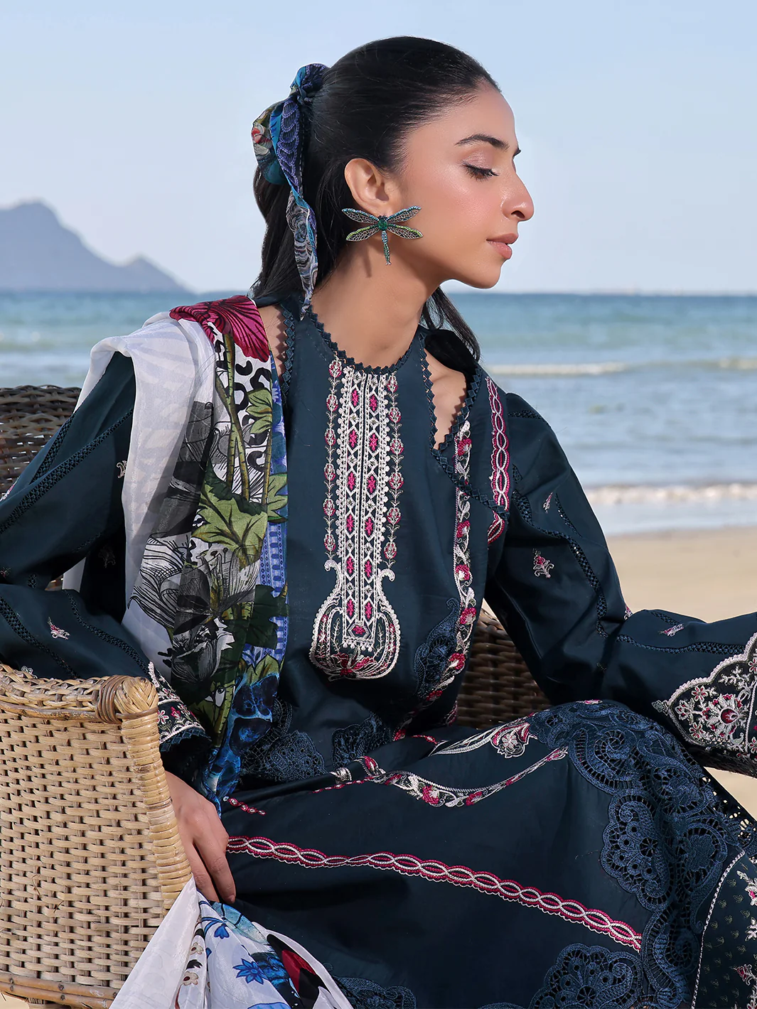 SAPPHIRE | 3 PC LUXURY LAWN - Image 4