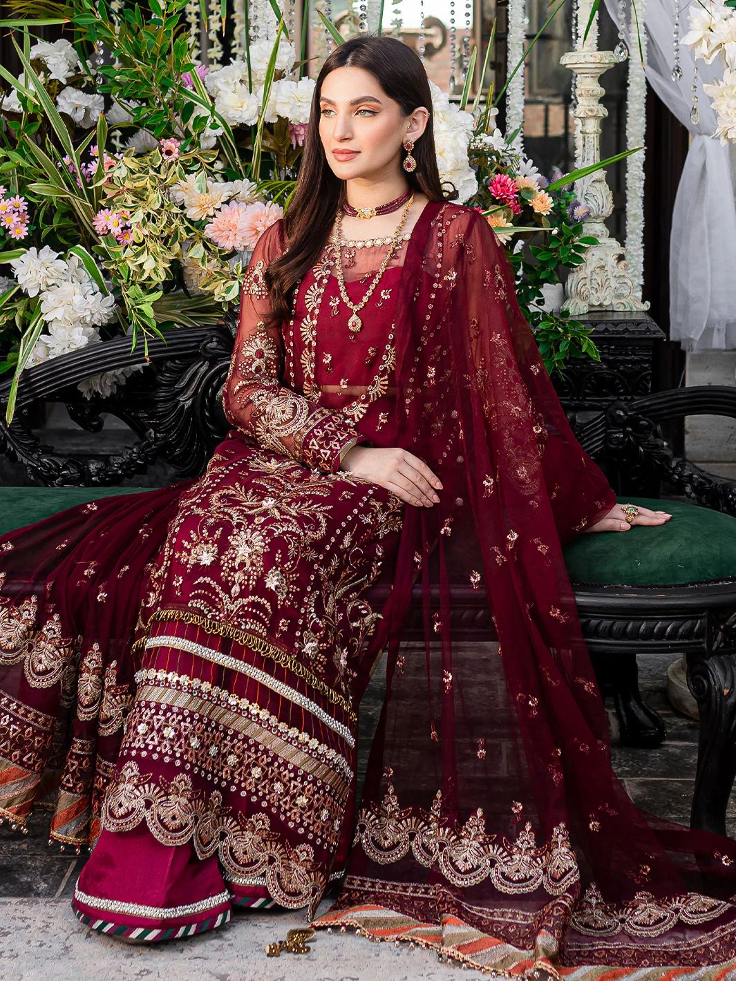 SARANG | FESTIVE UNSTITCHED - Image 4